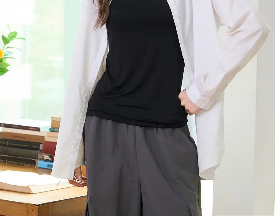 [1+1/부유방커버] 포에버21 데일리 브라탑 끈조절형 (블랙&스킨) 상세페이지 37